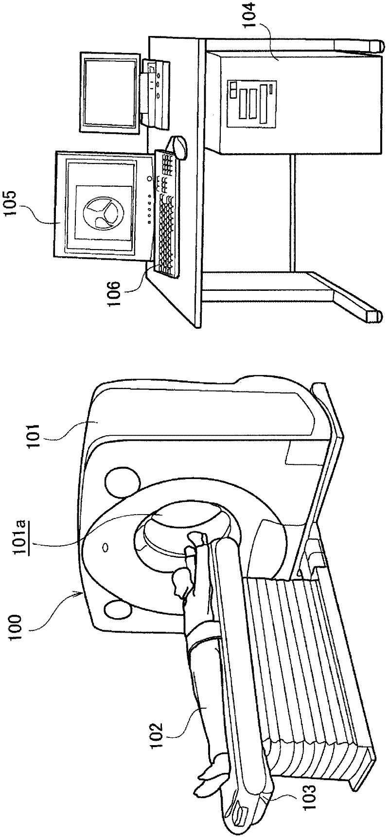 Bed for medical imaging apparatus