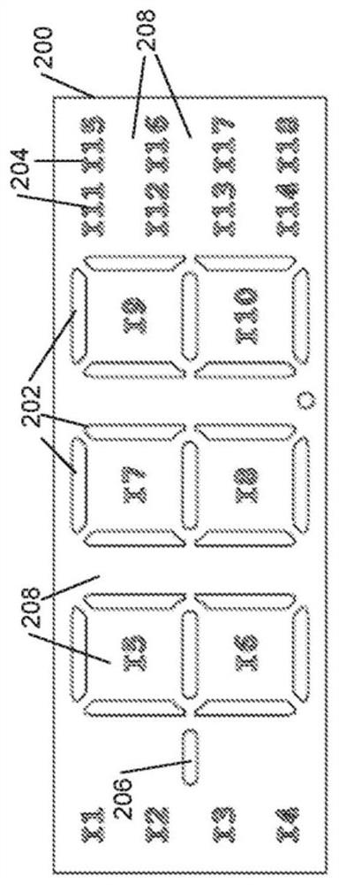 Interactive touch display assembly including a display stack with a multi-layer capacitive keyboard overlaid on a 7-segment display