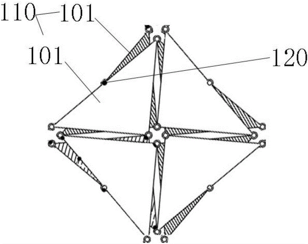 Extensible LED display device