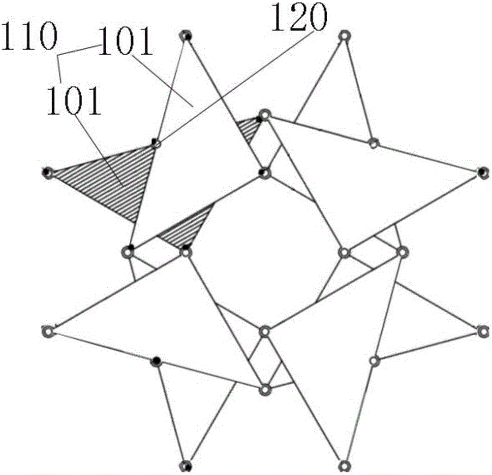 Extensible LED display device