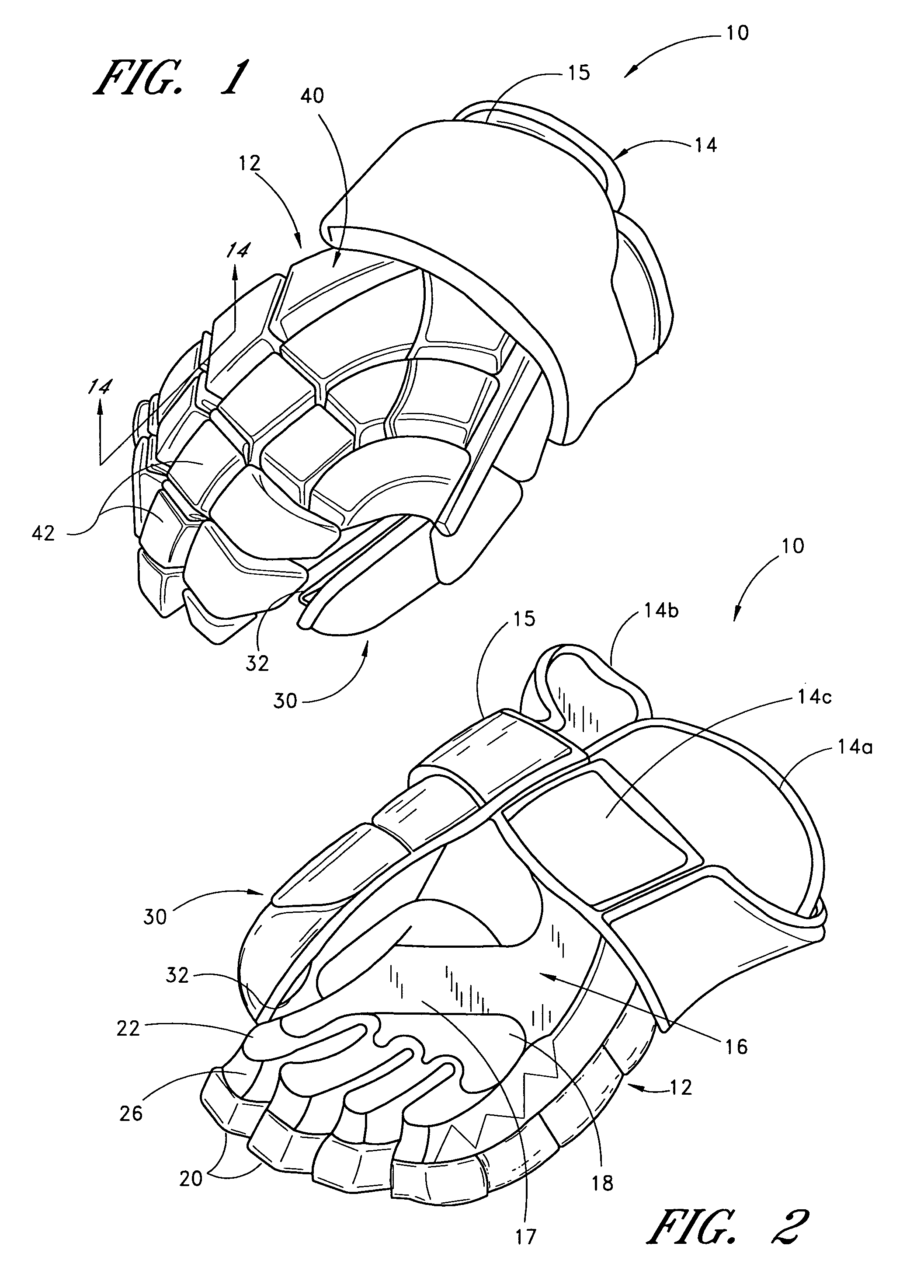 Protective glove with articulated locking thumb