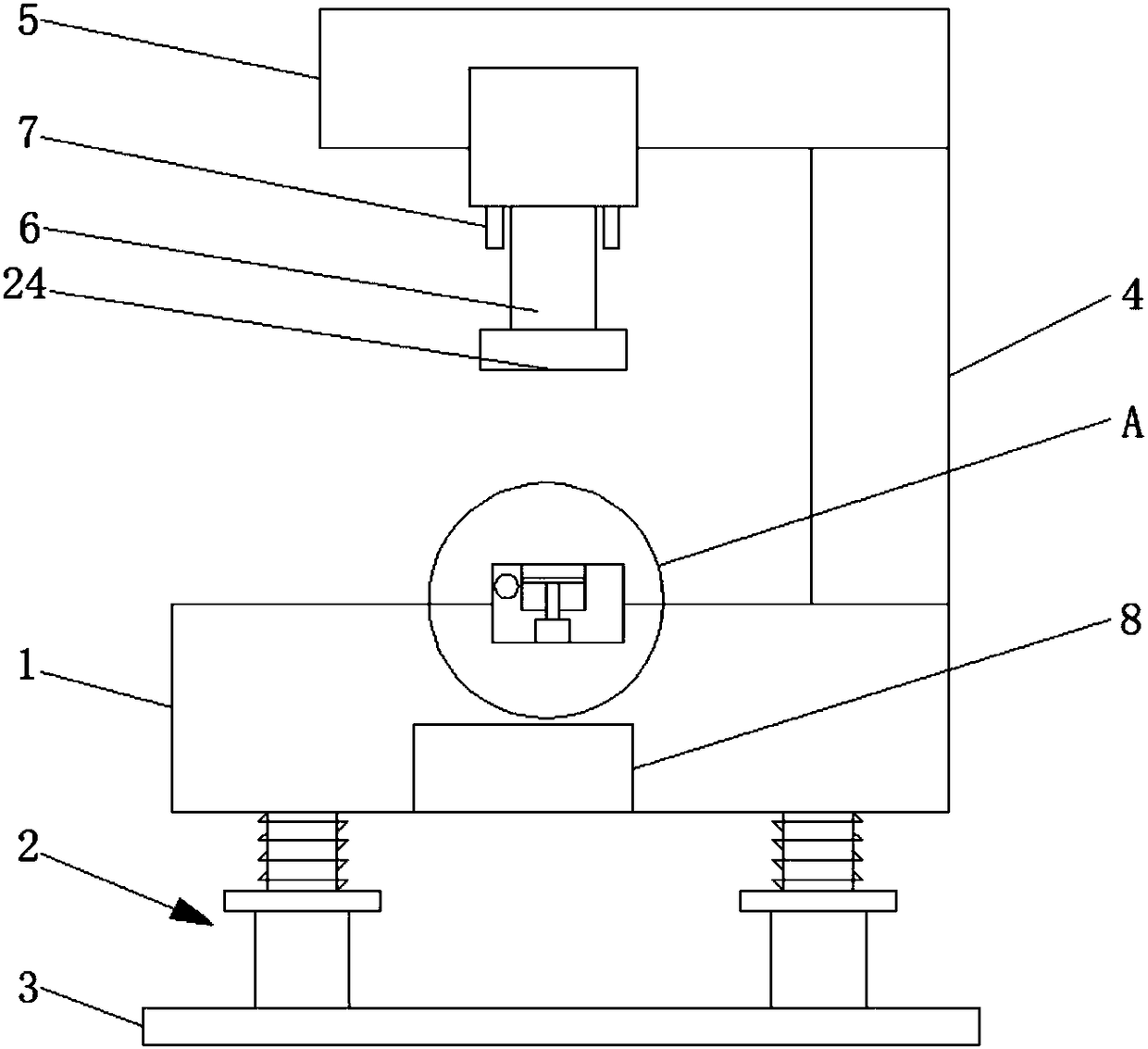 Garment processing kinking device