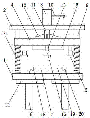 Press machine with damping function