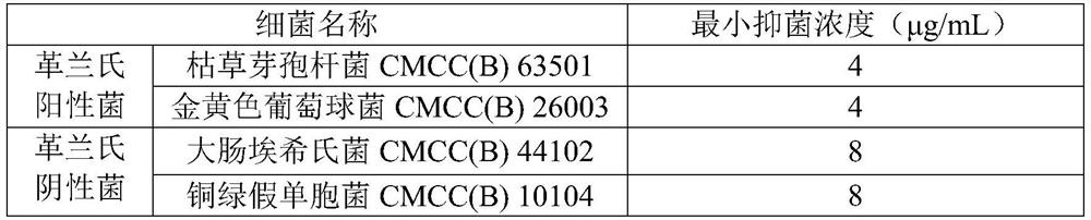 Antibacterial peptide, composition containing antibacterial peptide and application