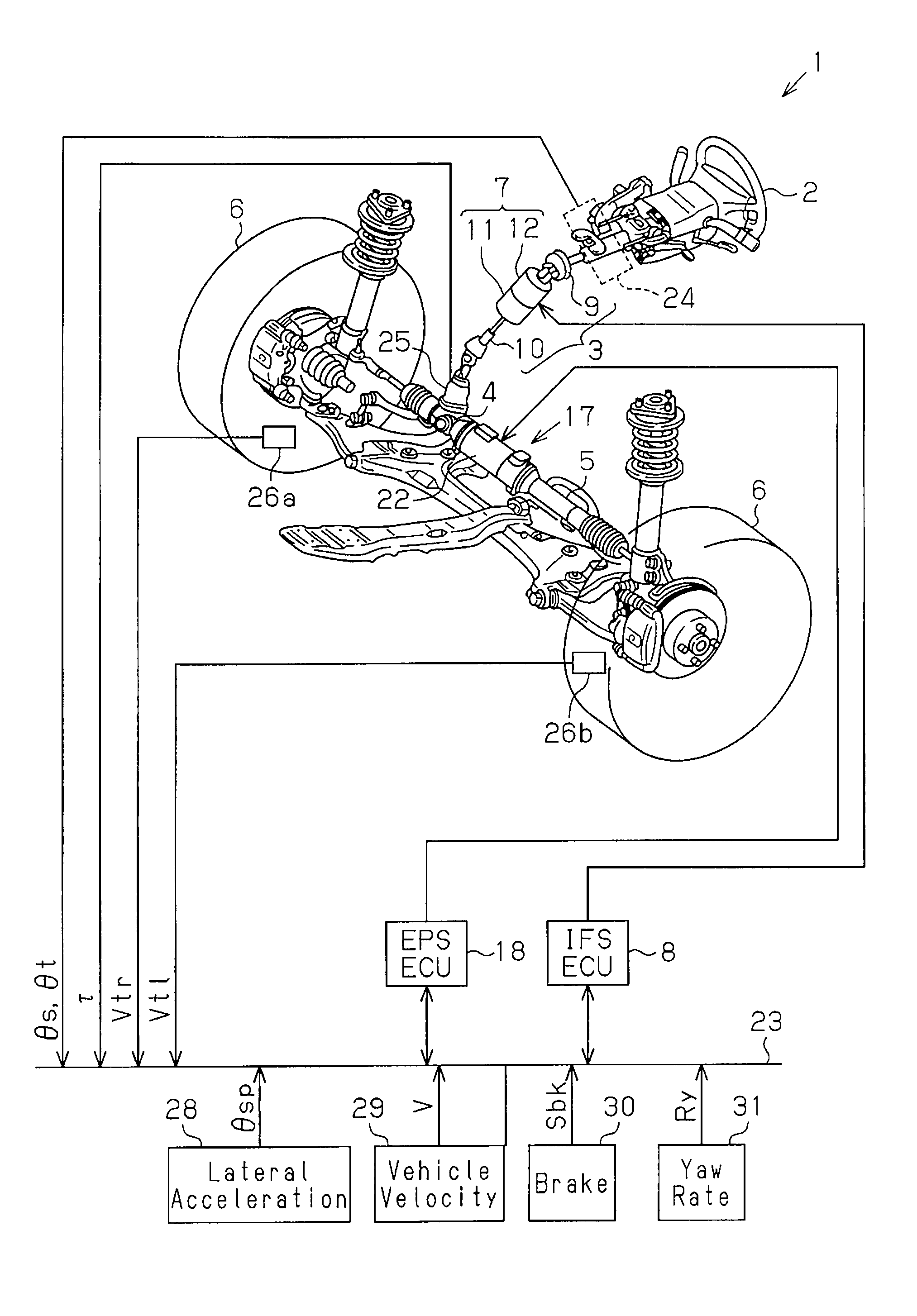 Vehicle steering apparatus