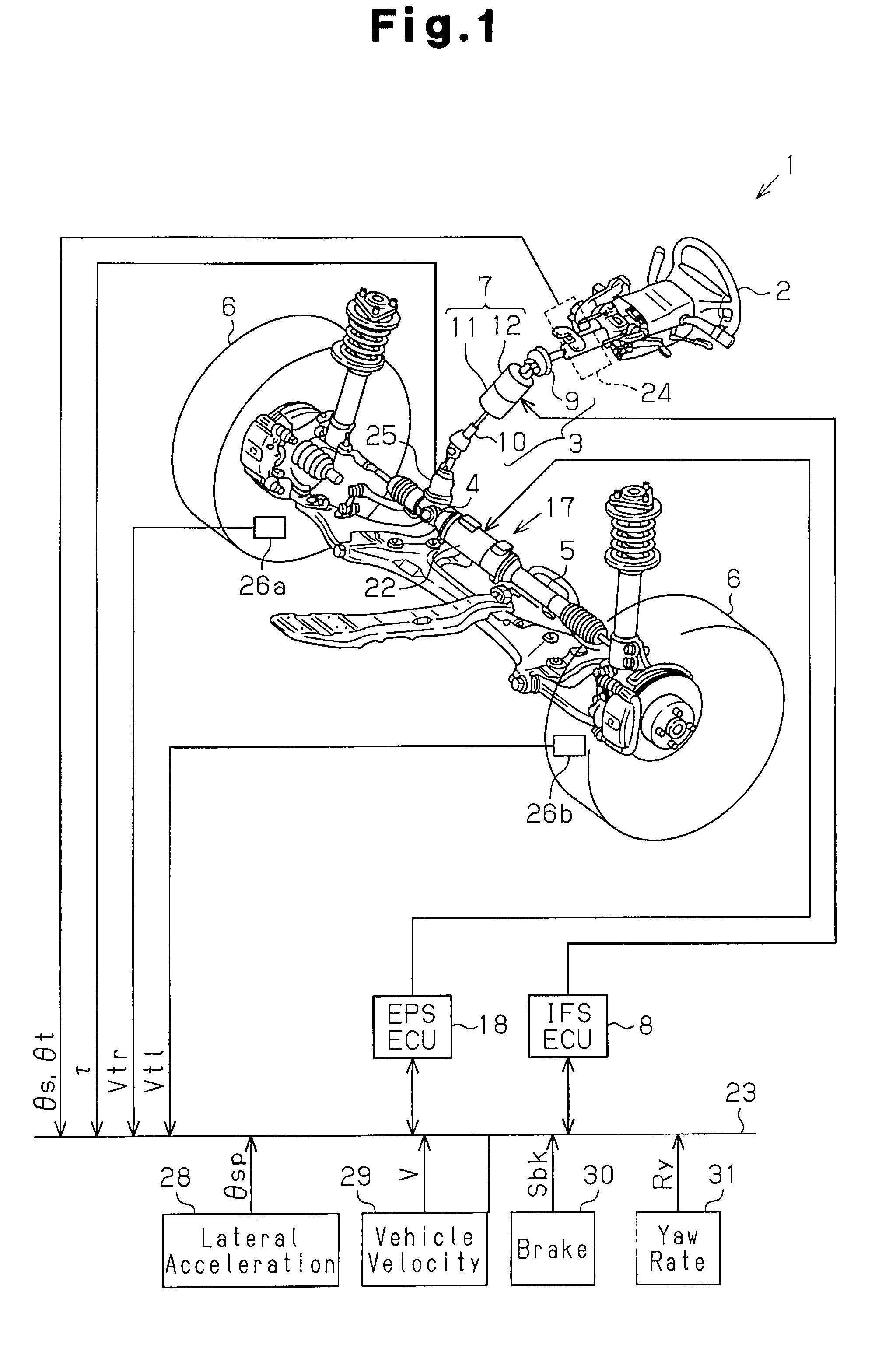 Vehicle steering apparatus