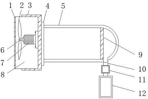 Filtering bag device for air purifier