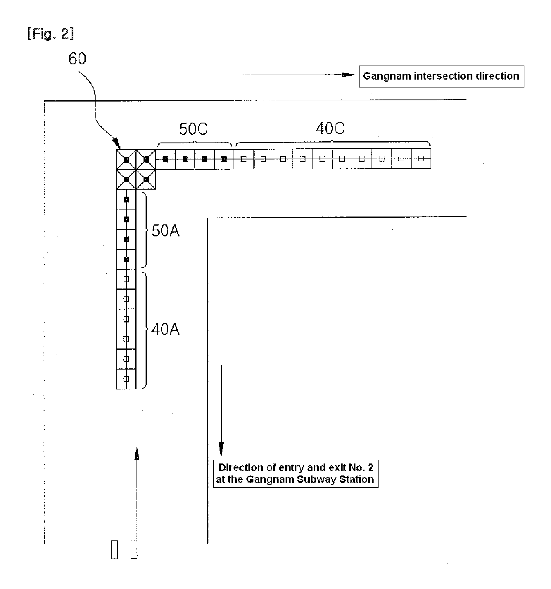 System and method for guiding the walking direction of the visually impaired using RFID blocks