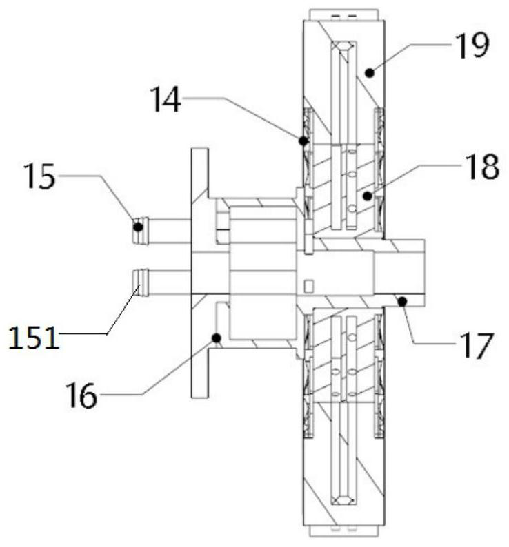 A disc-type hub drive motor