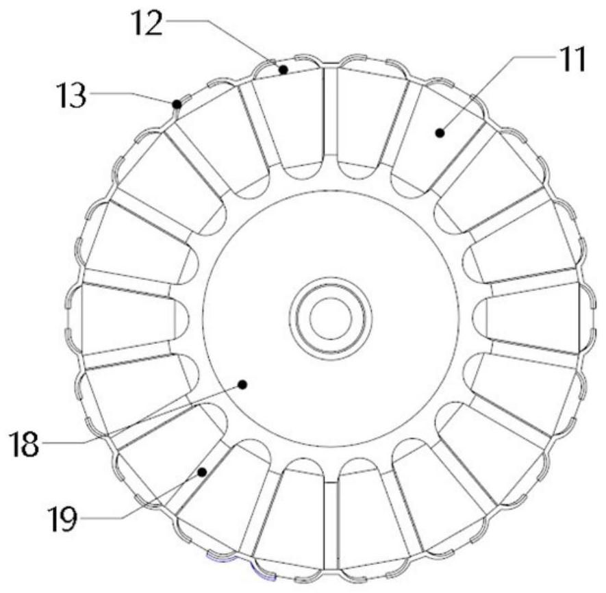 A disc-type hub drive motor