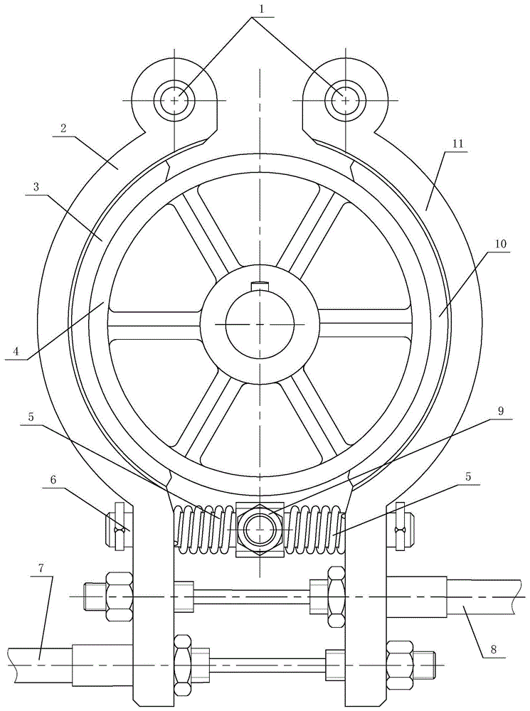 Braking mechanism for explosion-proof vehicles