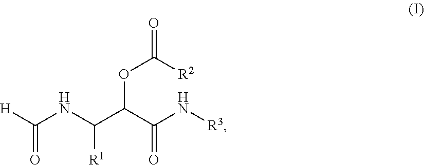 Process for the preparation of α-acyloxy β-formamido amides