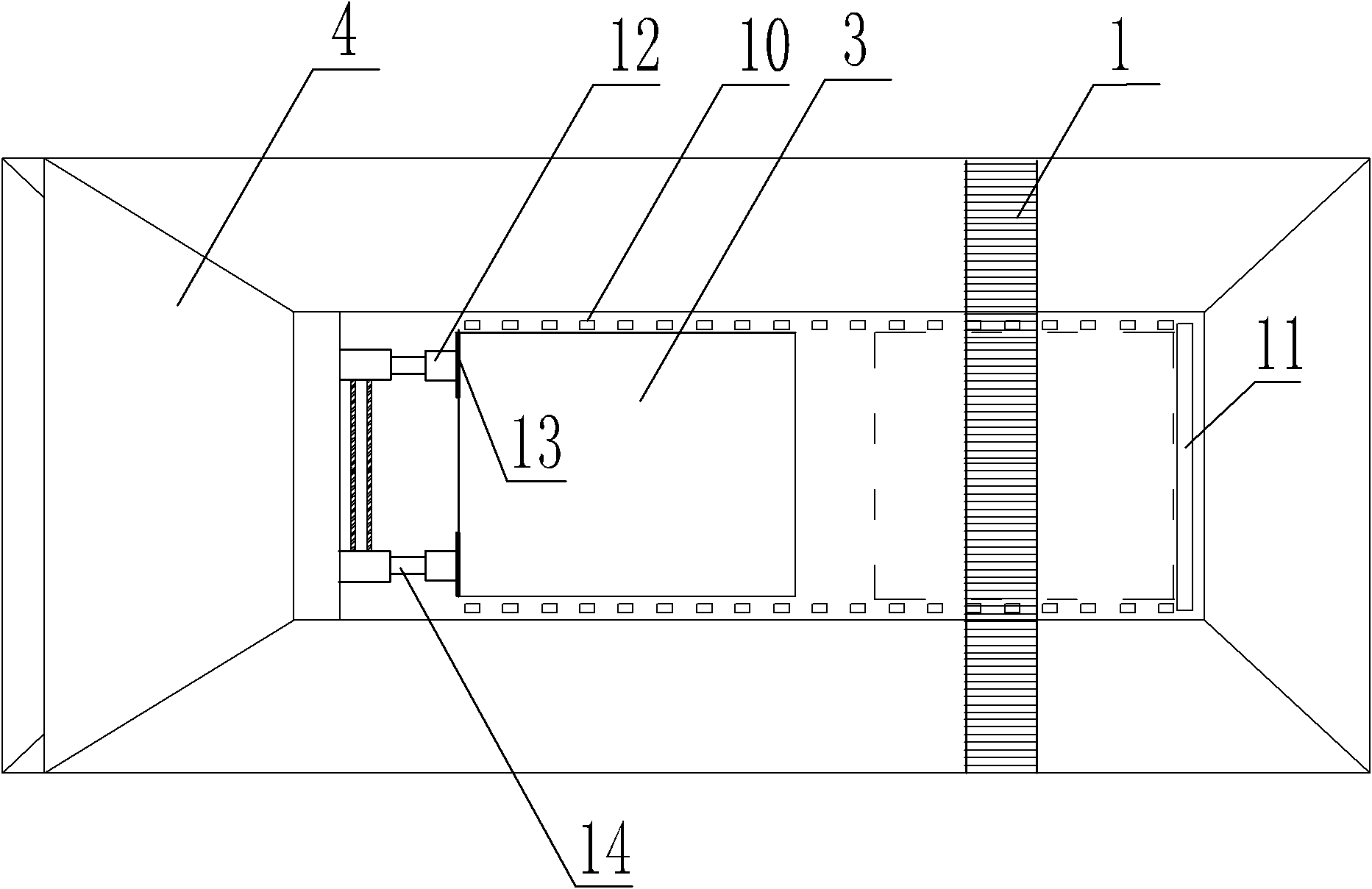 Construction method for underground box culvert of existing railway line