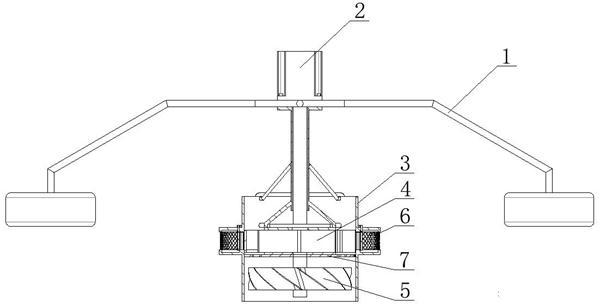 Guide cylinder and water surface garbage cleaning device with guide cylinder