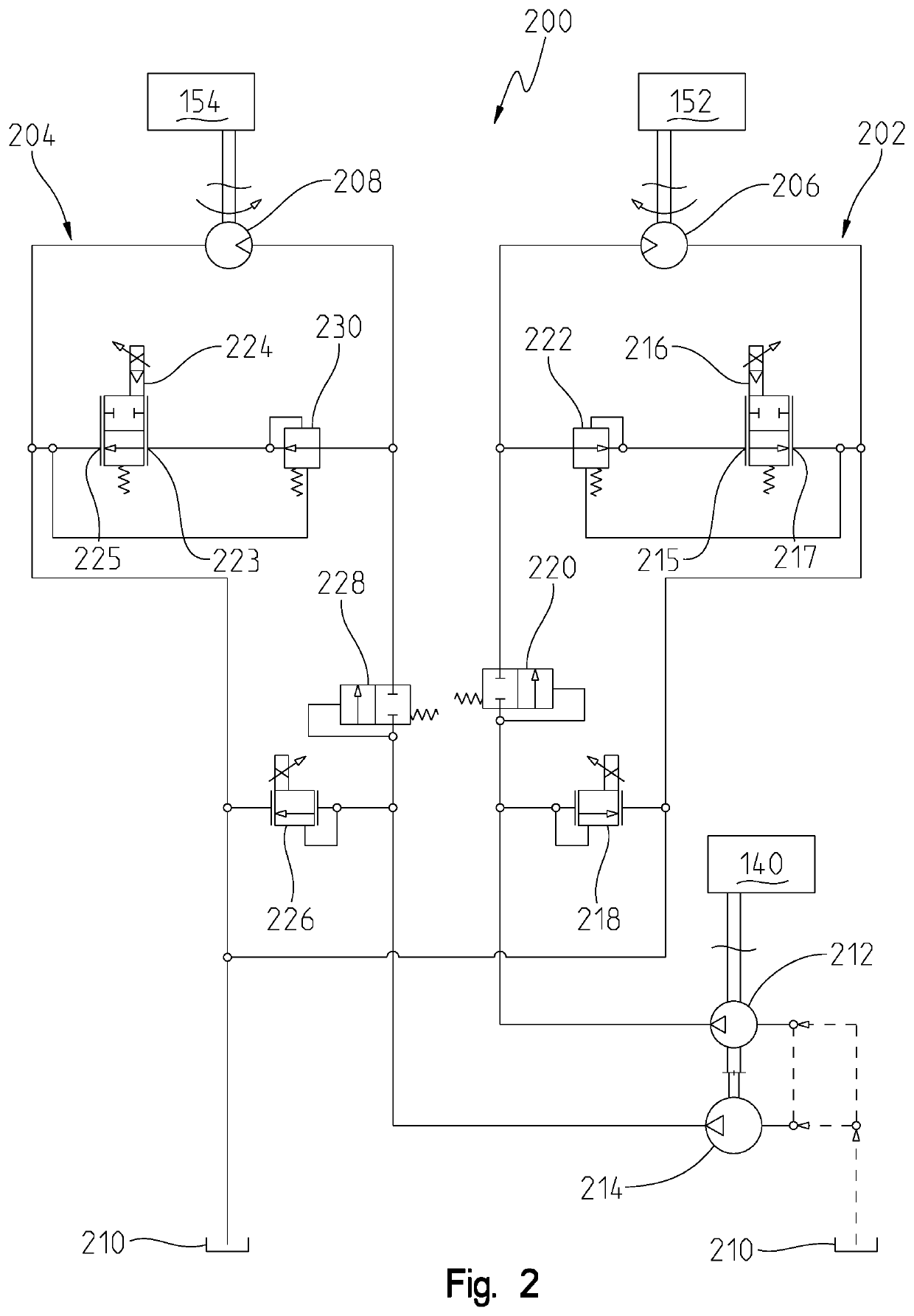 Hydraulic motor control system and method