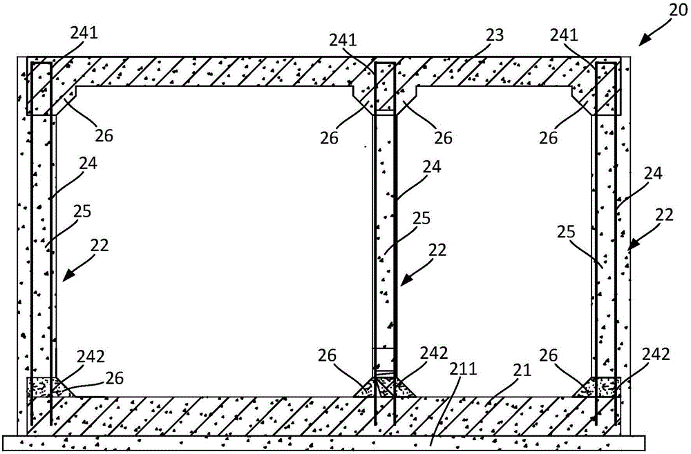 Structure of utility tunnel and construction method