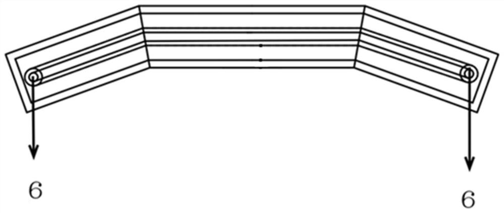 Scroll painting displaying device