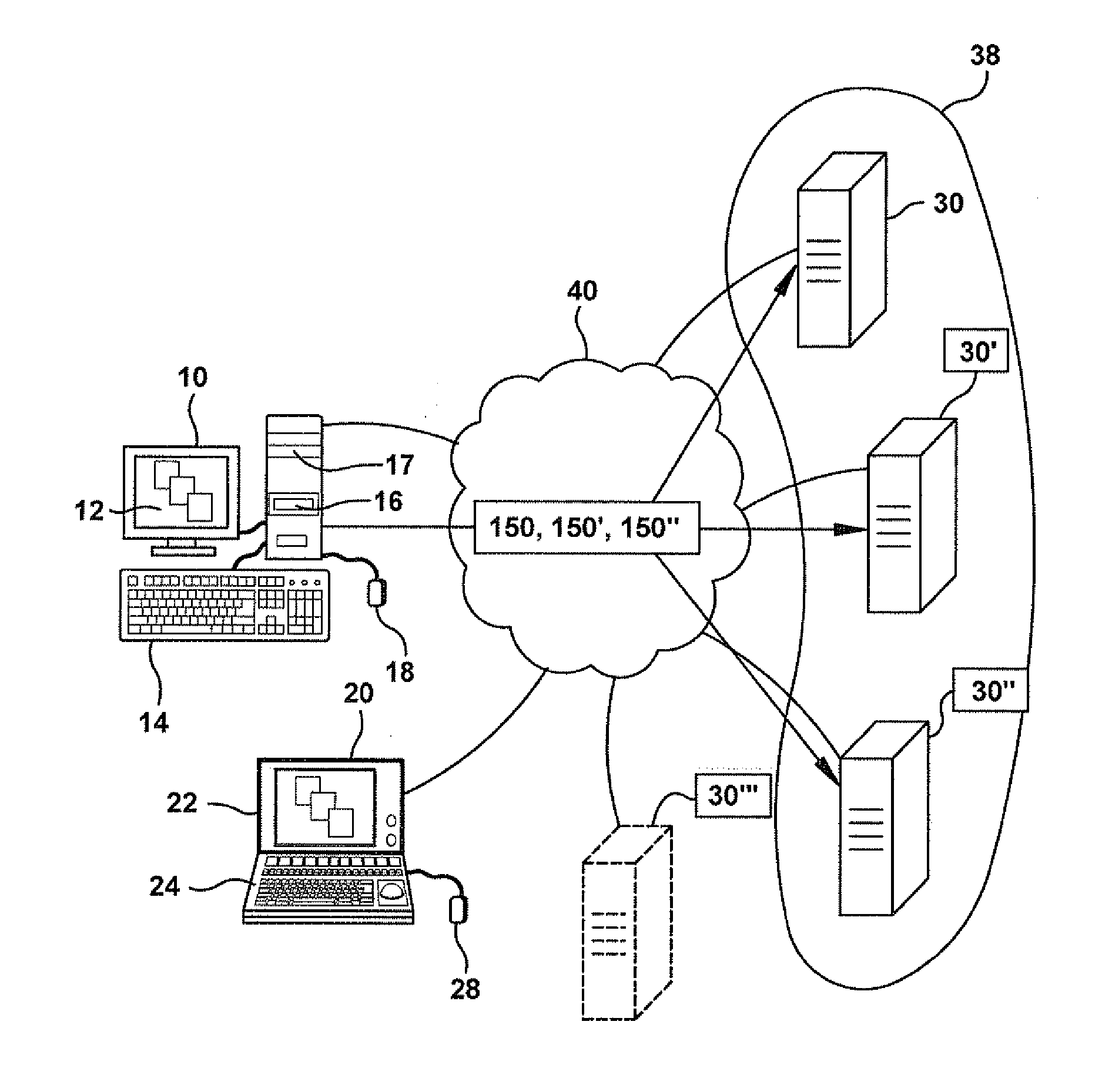Methods and systems for assigning access control levels in providing access to resources via virtual machines