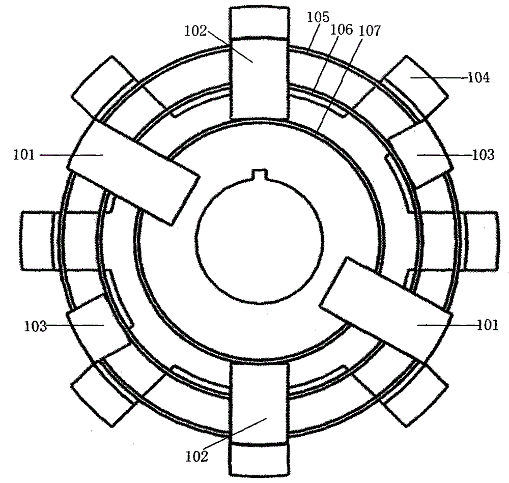 A three-phase U-shaped stator tooth external rotor switched reluctance motor and its driving method