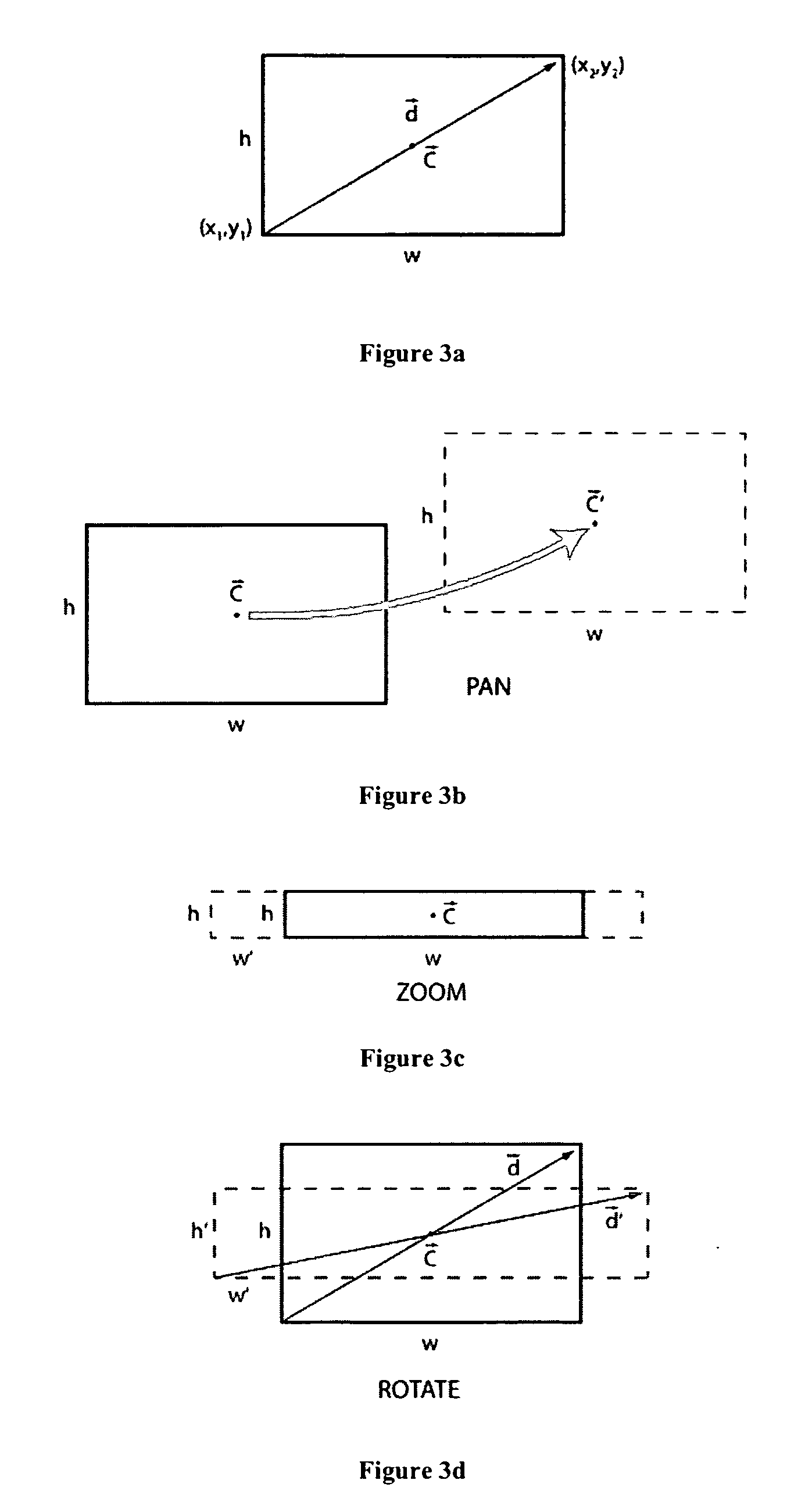 Bounding box gesture recognition on a touch detecting interactive display