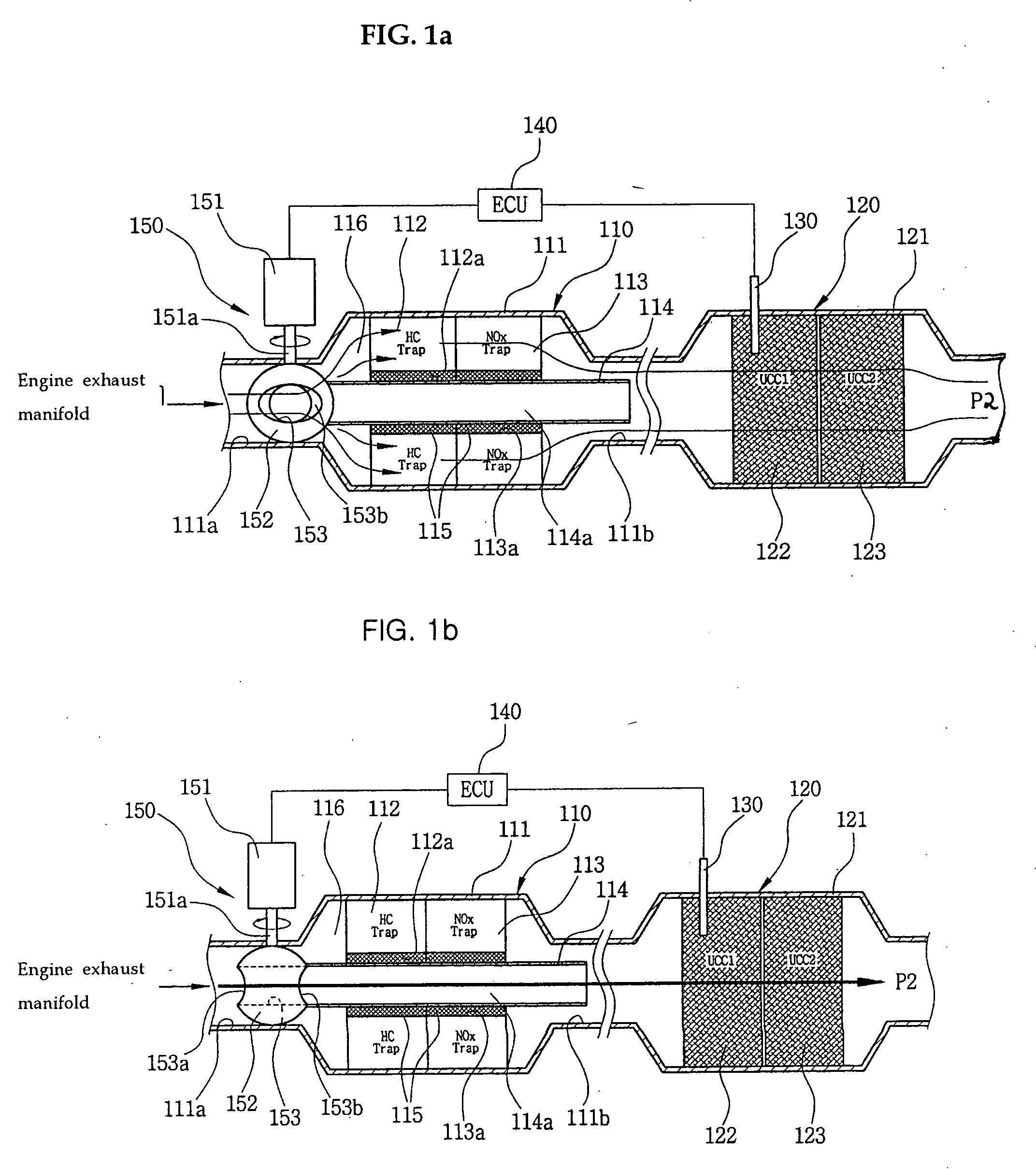 System for automobile exhaust gas purification
