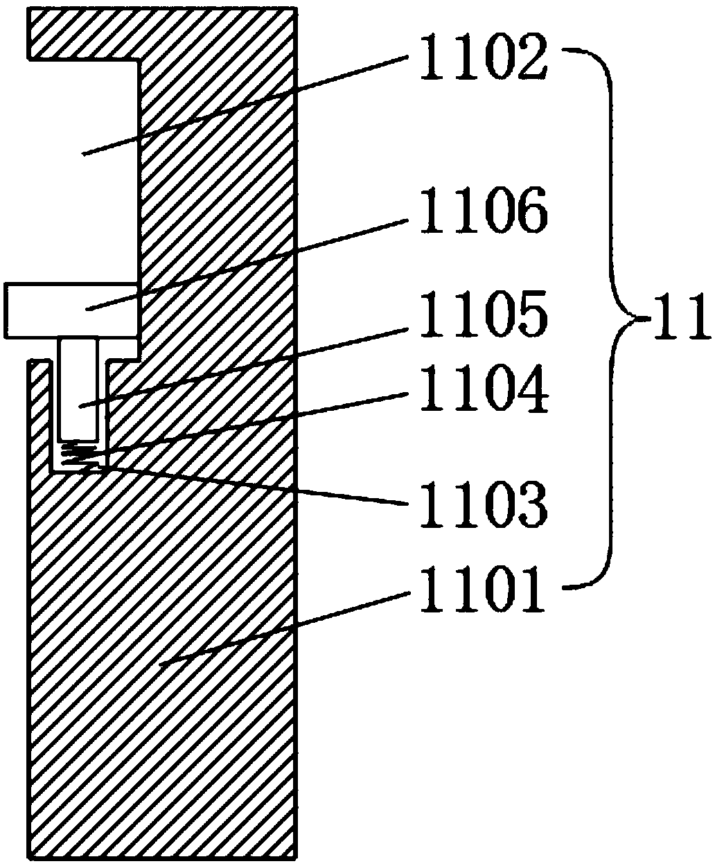 Anti-stretching device for fixing plate of bending machine