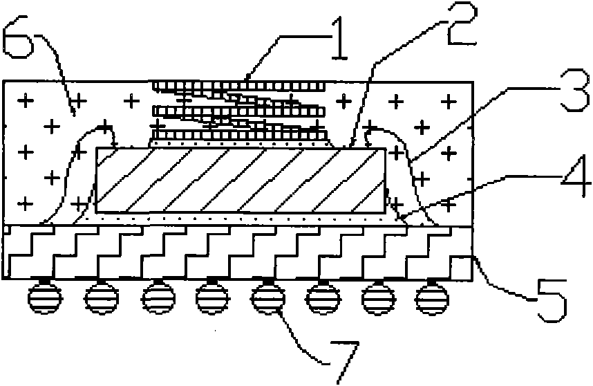 High-heat-dispersion spherical array encapsulation method