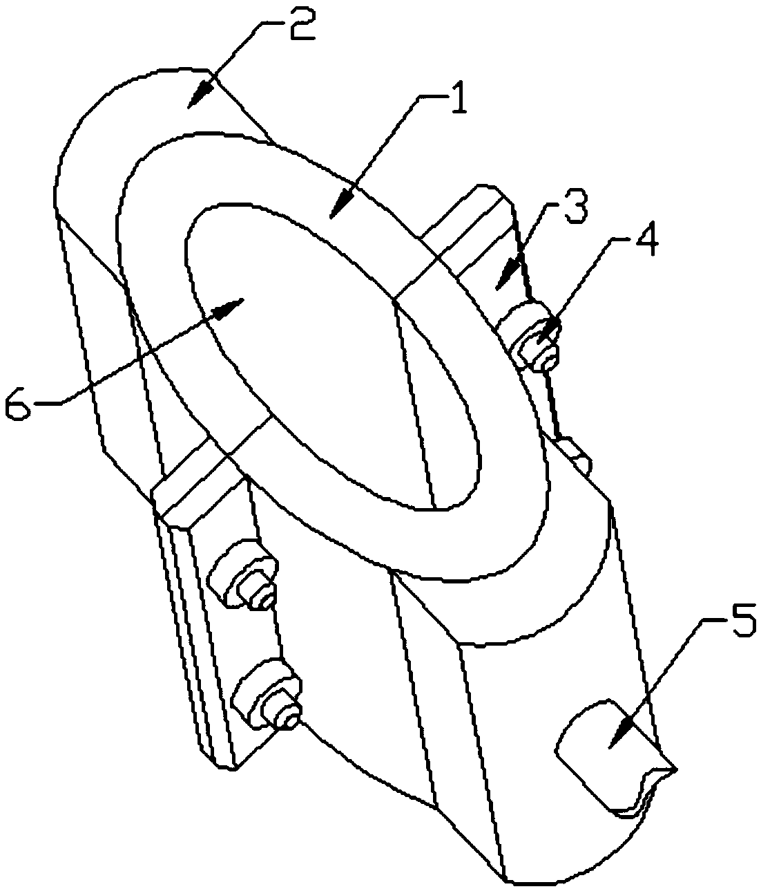 Dust absorption device specially used for wire-wound filter element