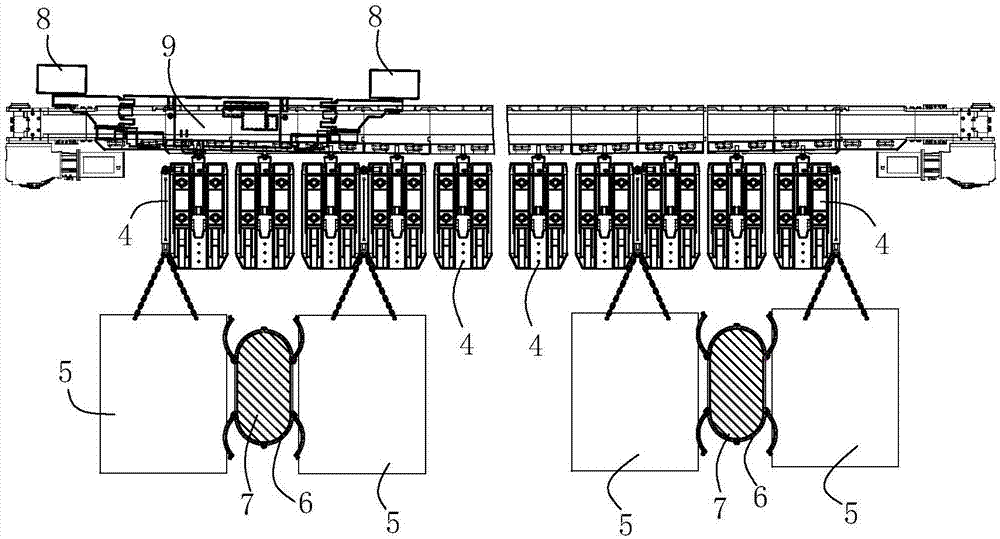 Mining and filling combined hydraulic support system