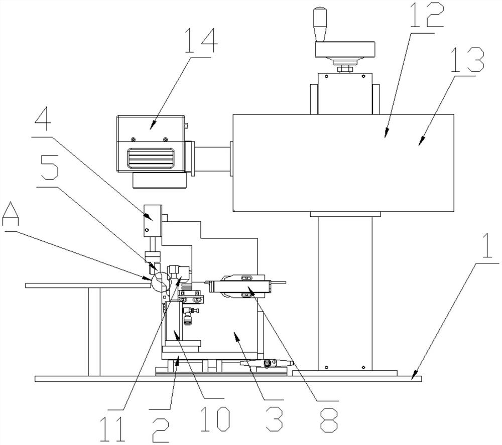 Laser cutting machine with ITO (Indium Tin Oxide) film pin layered stripping mechanism