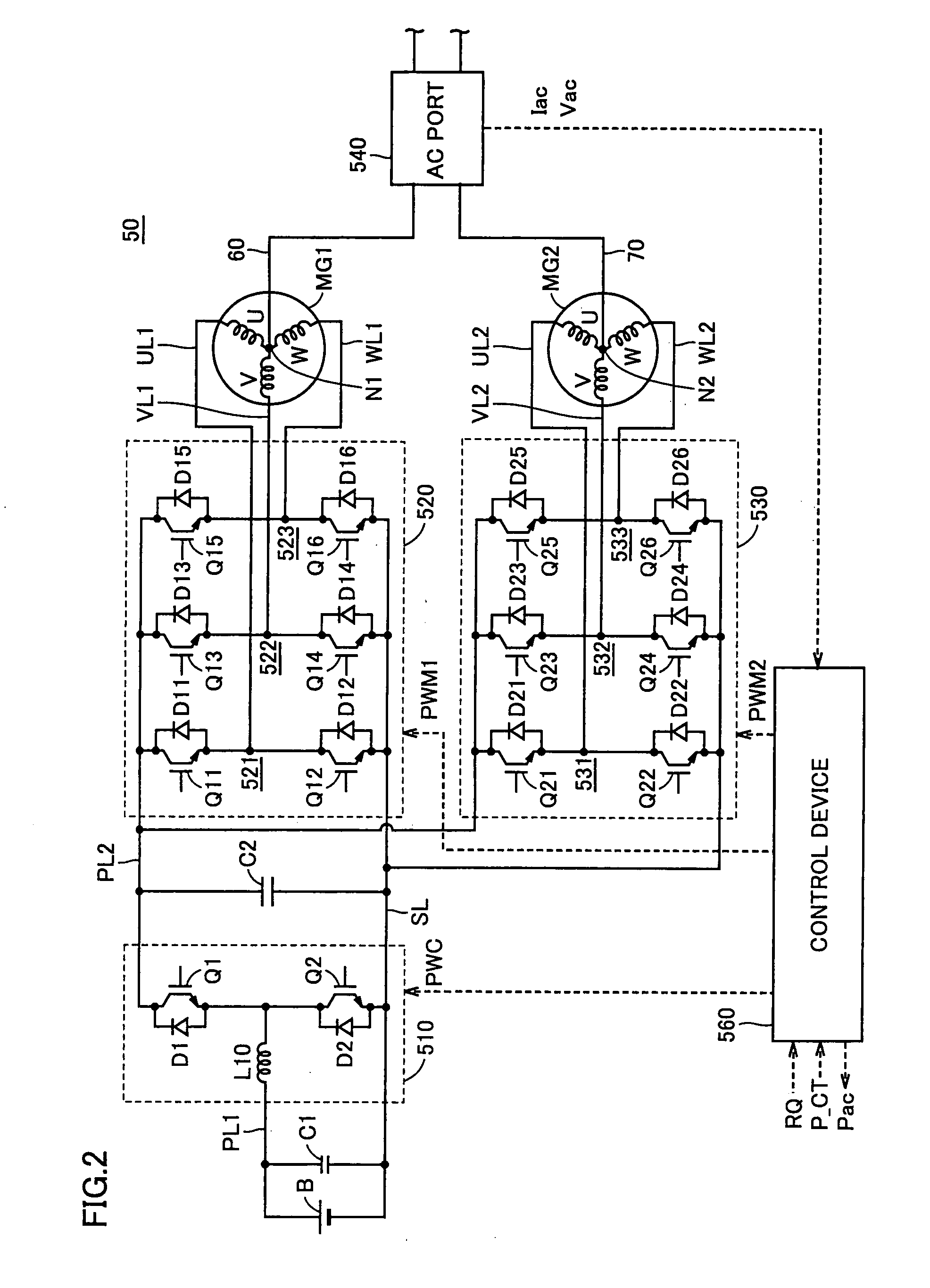 Ac Power Supplying System, Power Supply Apparatus, and Vehicle Having the Same