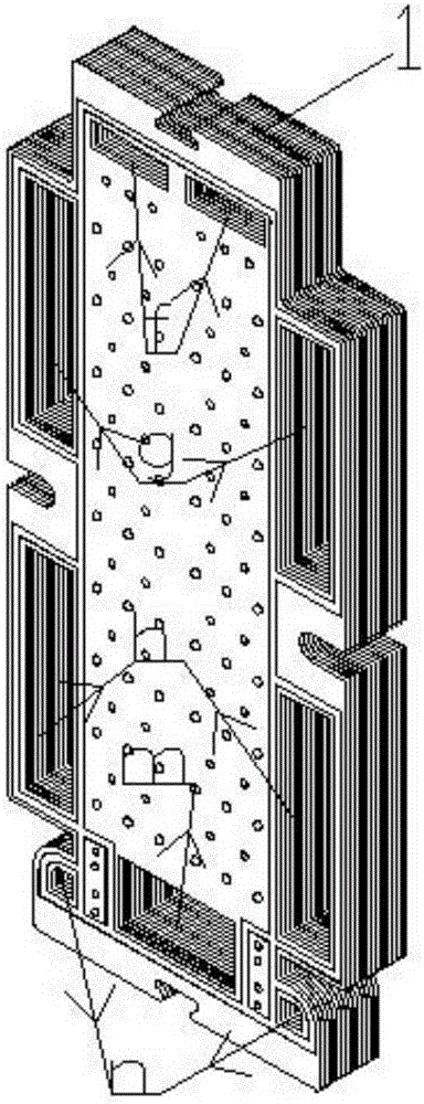 A multi-stage preheating plate evaporator