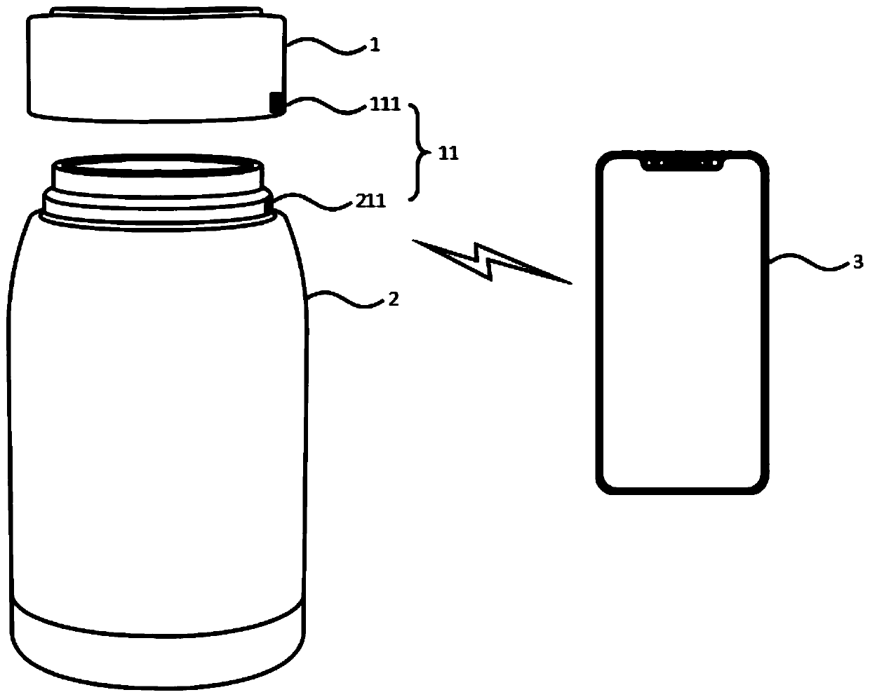 Intelligent safety water cup early warning method