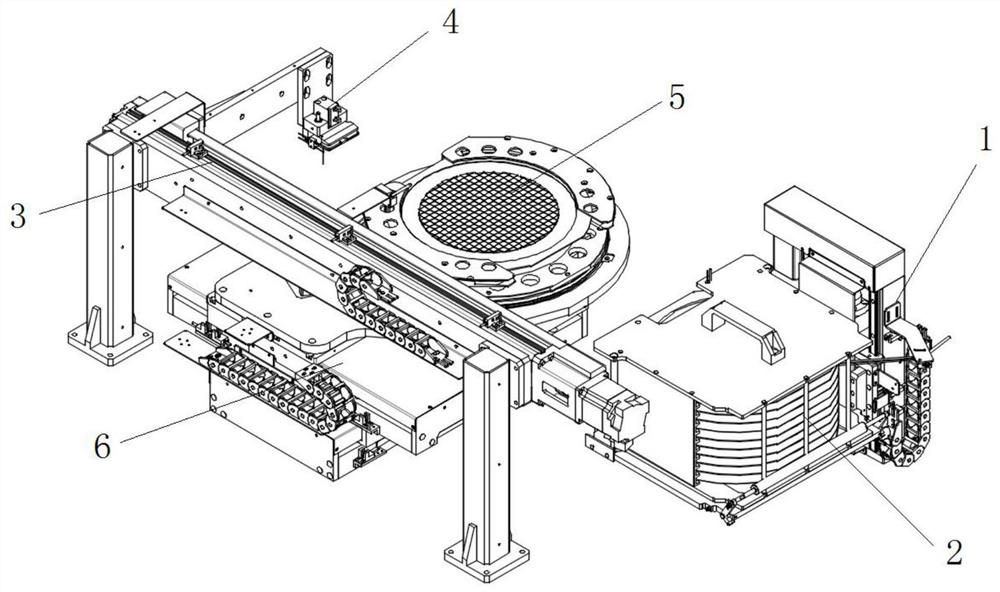 Automatic loading and film expanding equipment for wafer discs