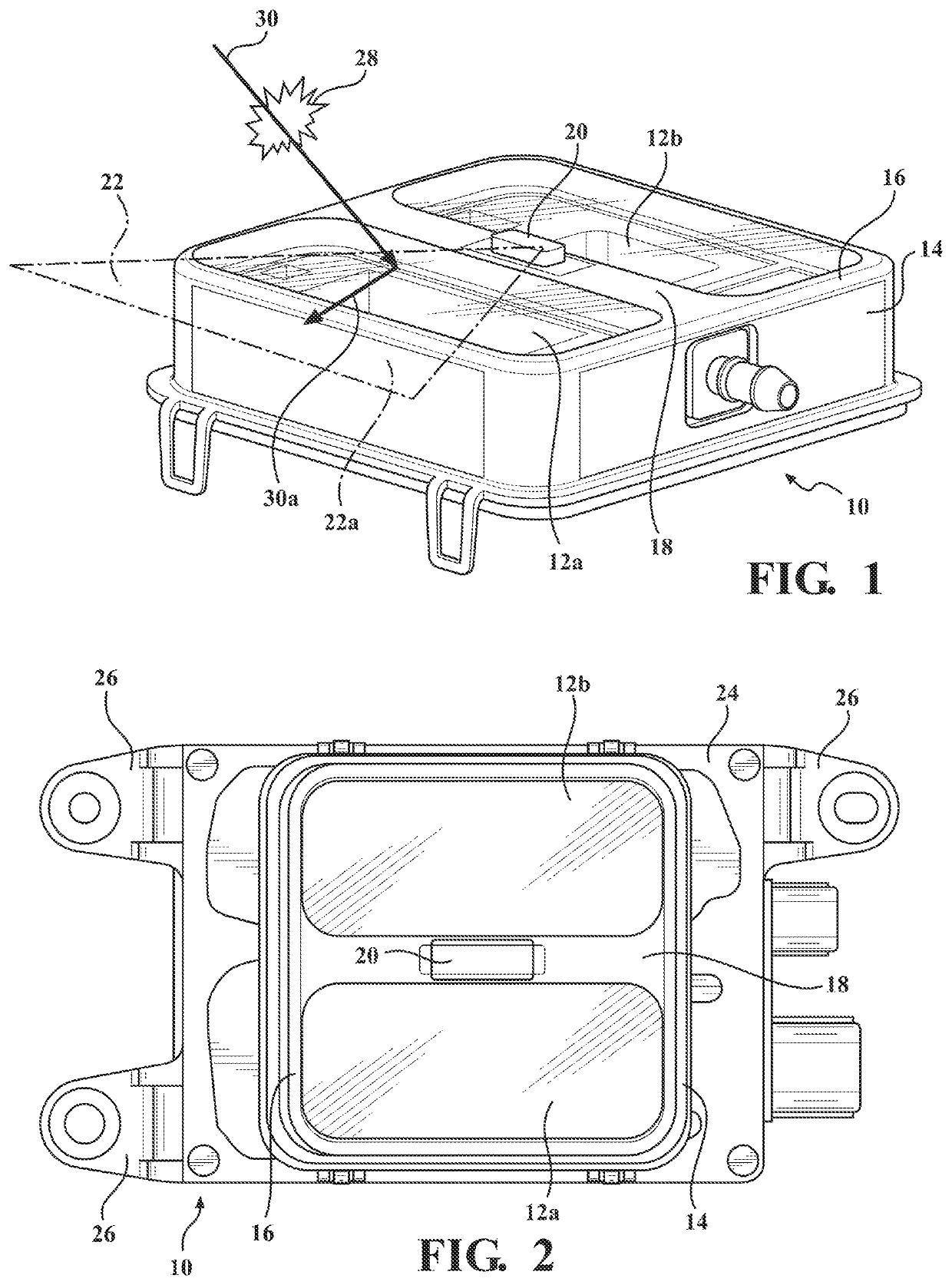 Imaging sensor air shield