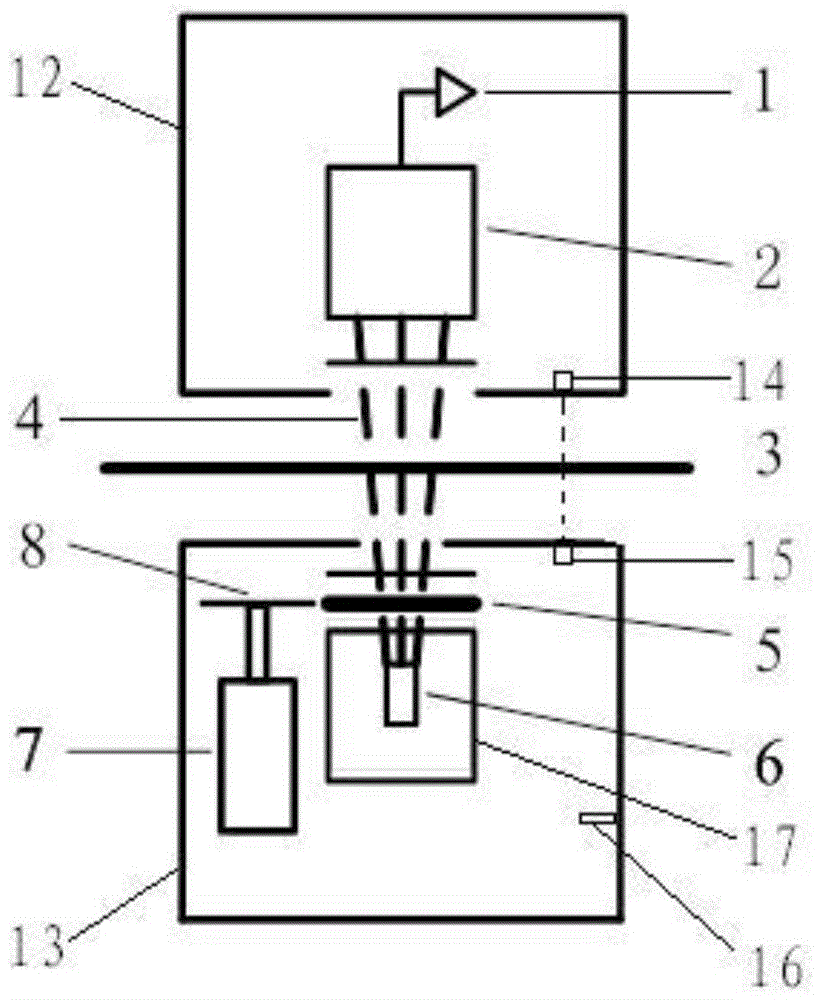 A paper quantitative sensor with adjustable ray intensity and its control method