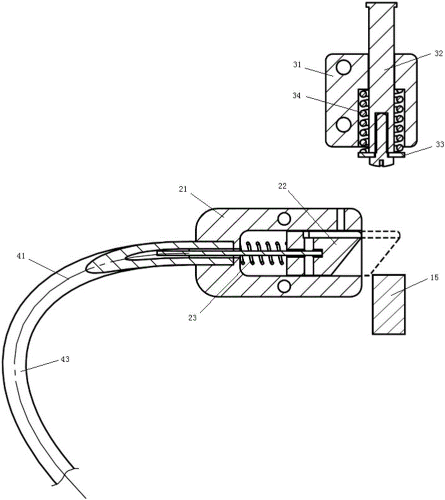 Rapid clamping and wire hanging apparatus for insulation piercing clamps