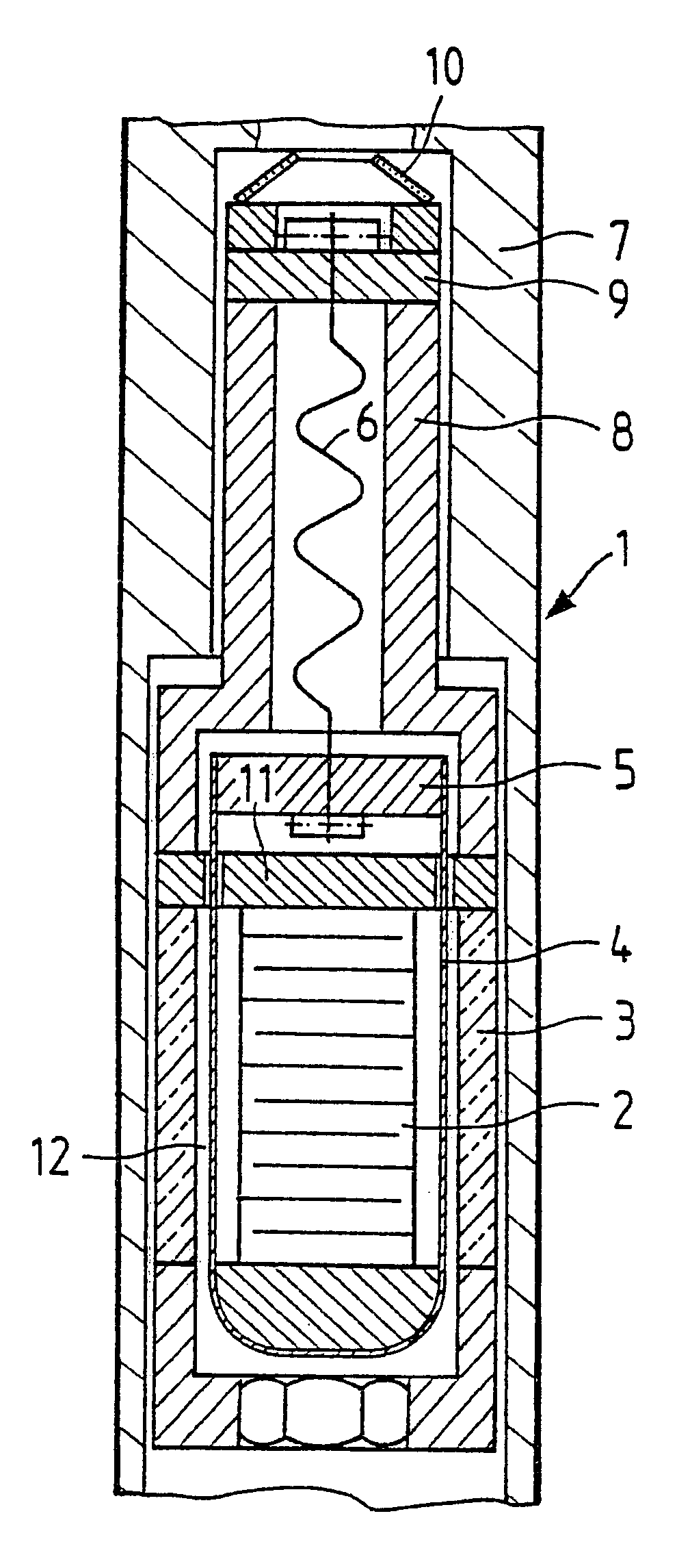 Piezo-actuator comprising a temperature compensator