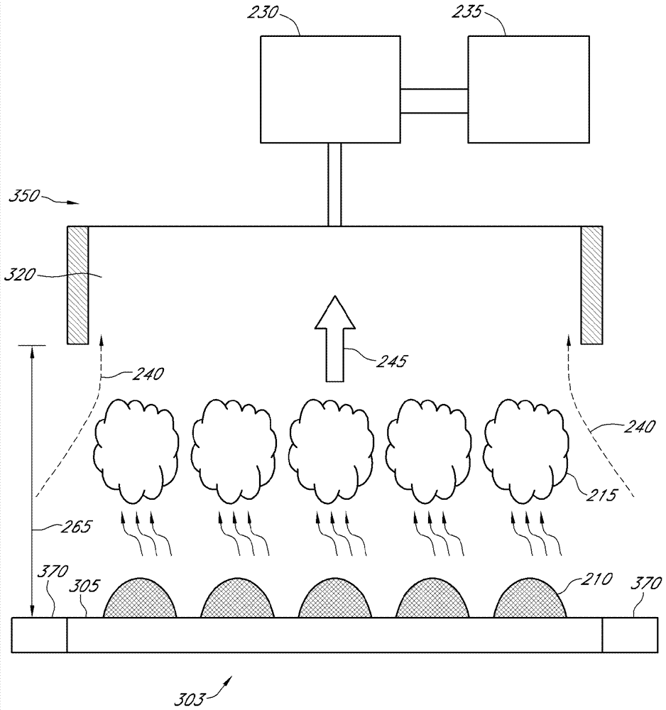 Apparatus and method for separating carrier liquid vapor from ink