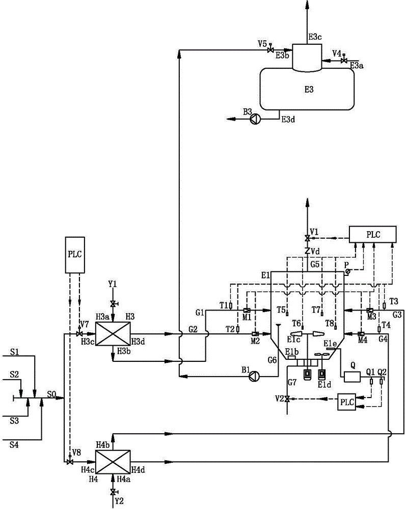 Condensed water desalination indirect heat exchange forced mixed secondary deaeration device