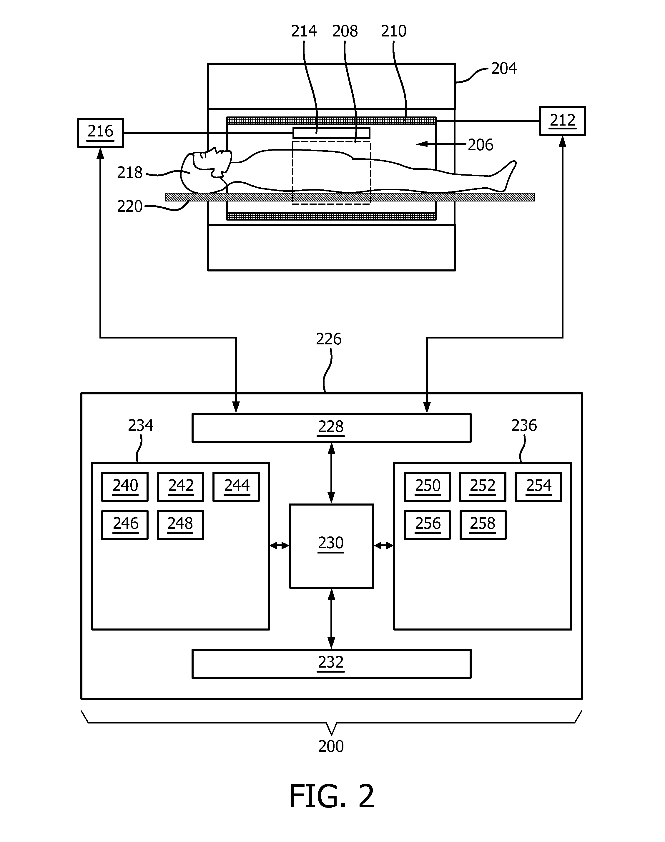Magnetic resonance imaging system with navigator-baed motion detection