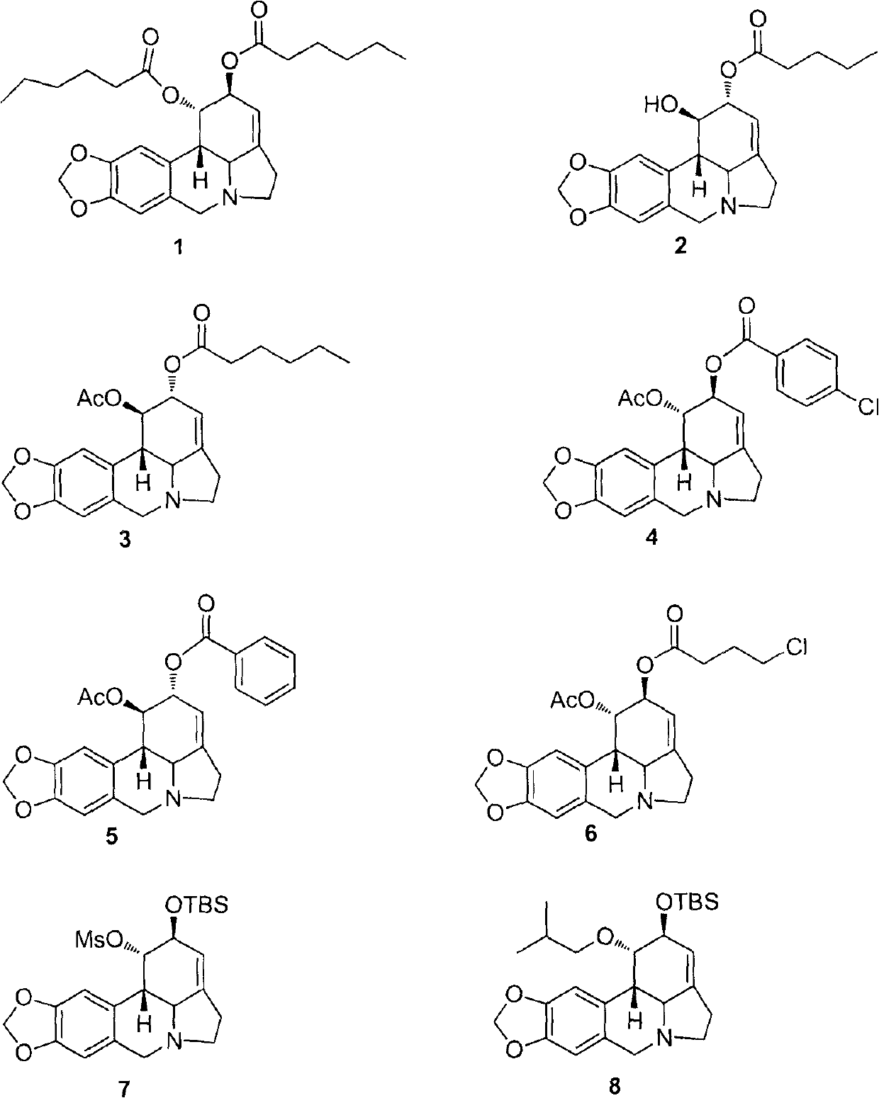 Application of Lycorine compound in preparation of anti-tumor drugs