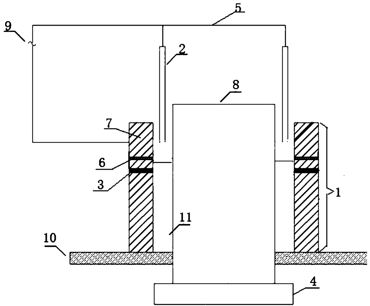 A kind of equipment and method for preparing composite steel ingot