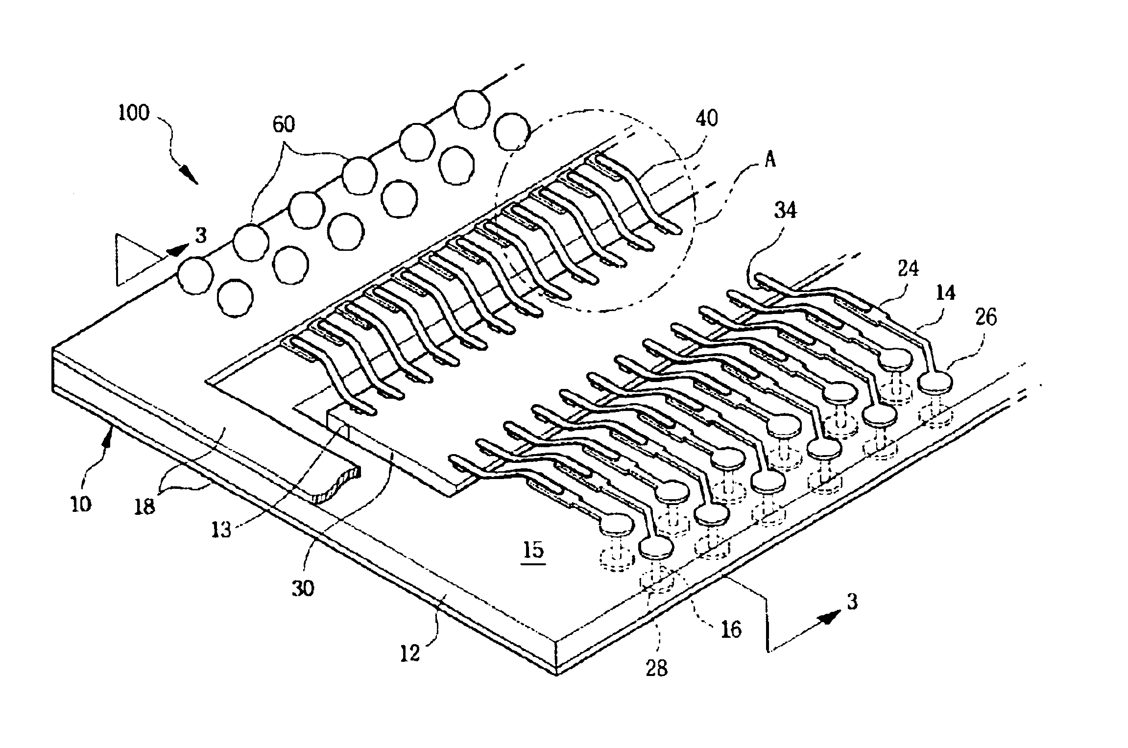 Semiconductor package and package stack made thereof