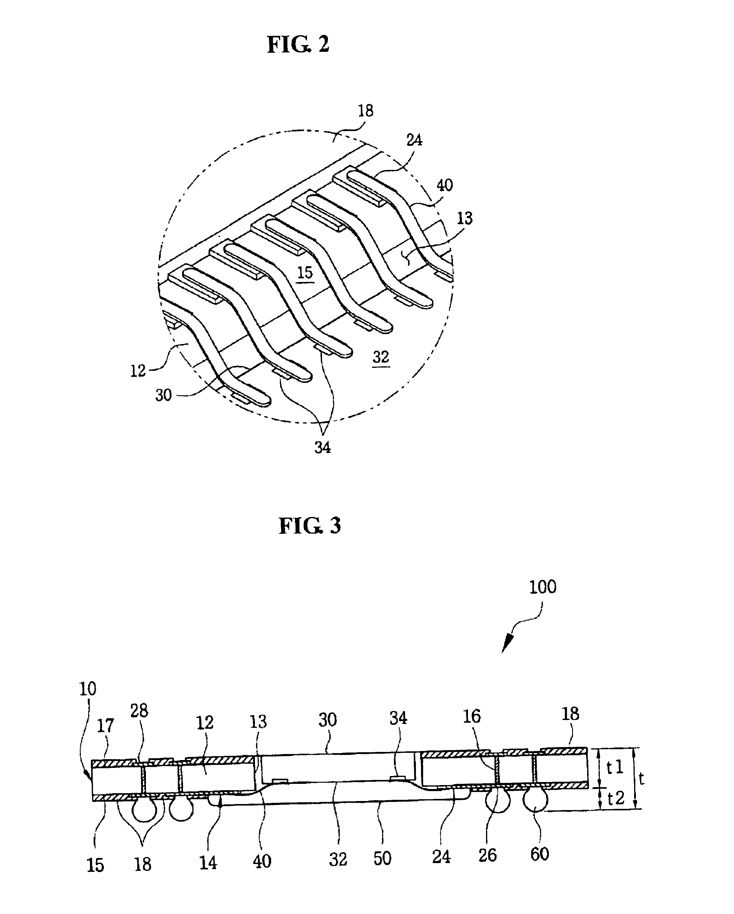 Semiconductor package and package stack made thereof