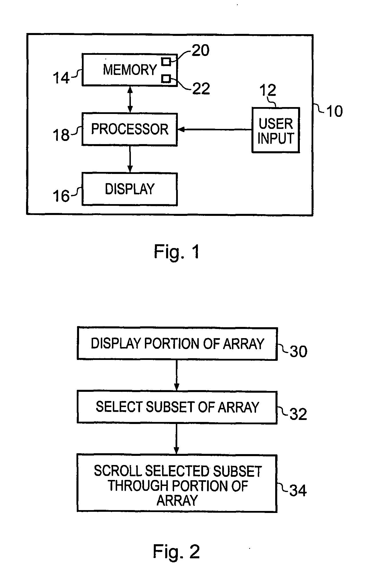 Device, Method, Computer Program Product and User Interface for Enabling a User to Vary Which Items are displayed to the user