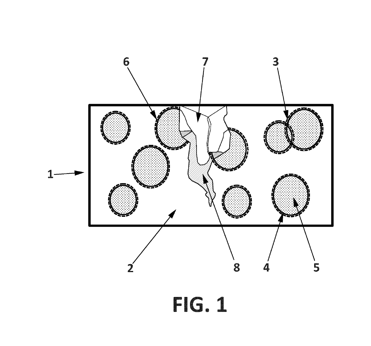 Self-healing microcapsules, process for the prepartion thereof, polymeric matrix and composite materials comprising the same