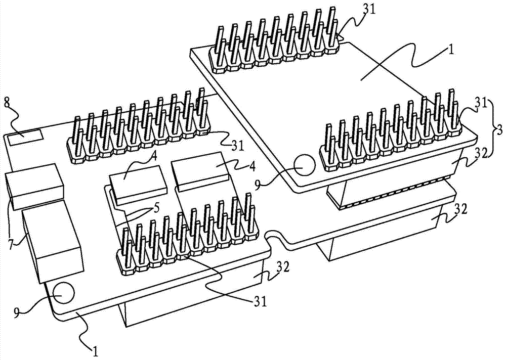 General modular circuit board structure