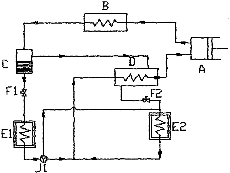 Method for preparing multi-temperature refrigerator with variable evaporation temperature