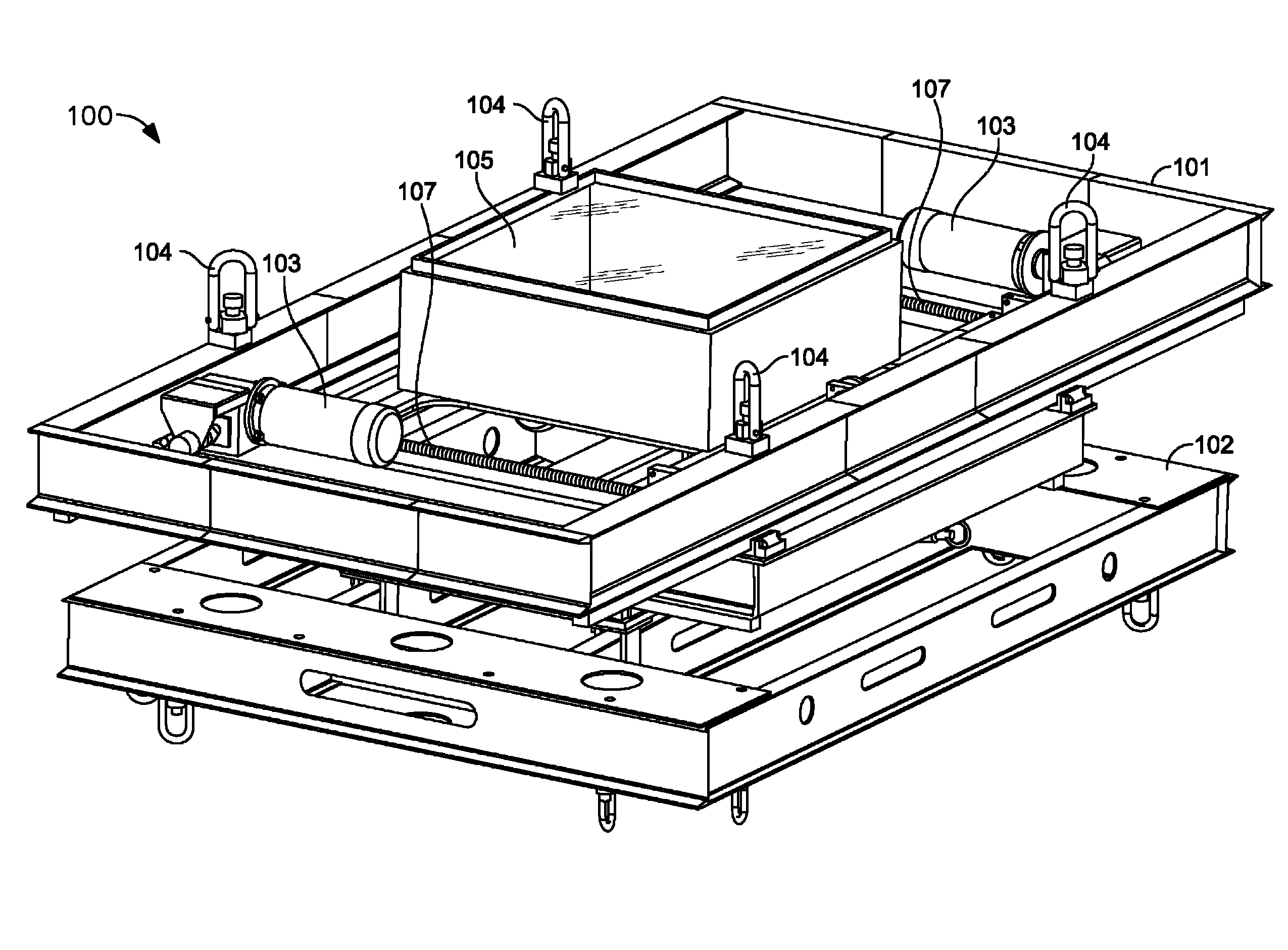 Self-adjusting load bar